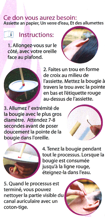 Harmony's Ear Candles Bougies d'oreilles non parfumées par 10