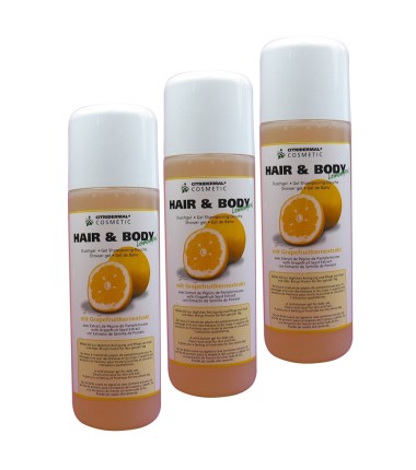 Lot de 3 Hair and Body Lemongrass