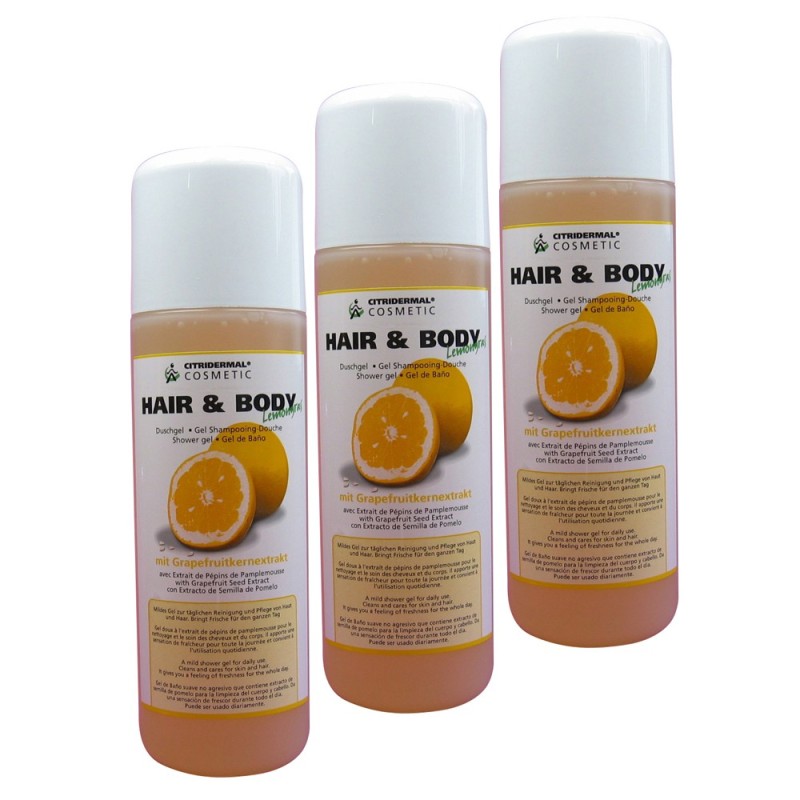 Lot de 3 Hair and Body Lemongrass