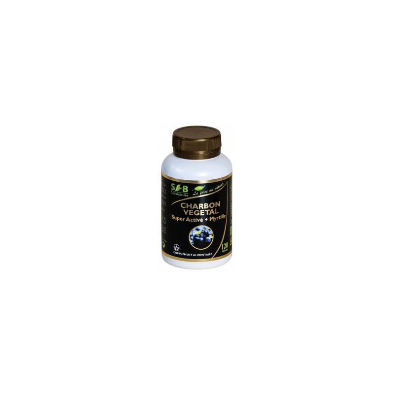 Charbon végétal Myrtille 120 gélules