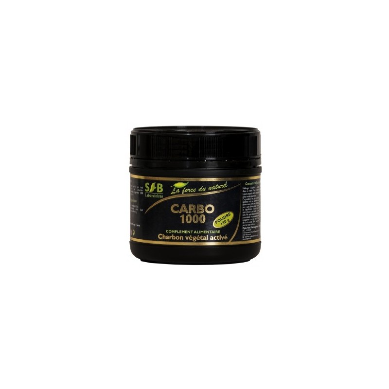 Carbo 1000 Charbon végétal activé 150g
