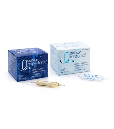 SET EAU DE MER Quinton ® Ampoules Hyper + Iso