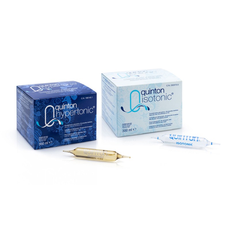 SET EAU DE MER Quinton ® Ampoules Hyper + Iso SET EAU DE MER Quinton ® Ampoules Hyper + Iso