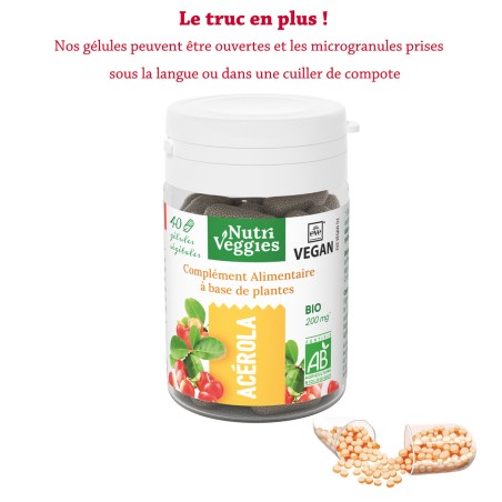 Acérola bio vegan.phyto