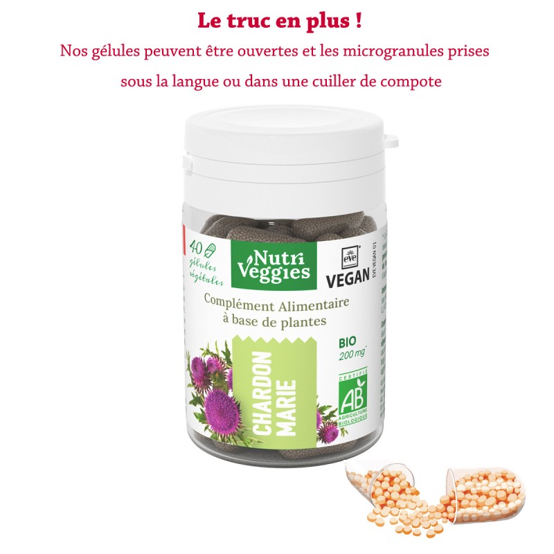 Chardon Marie Bio 40 gélules Chardon Marie Bio 40 gélules