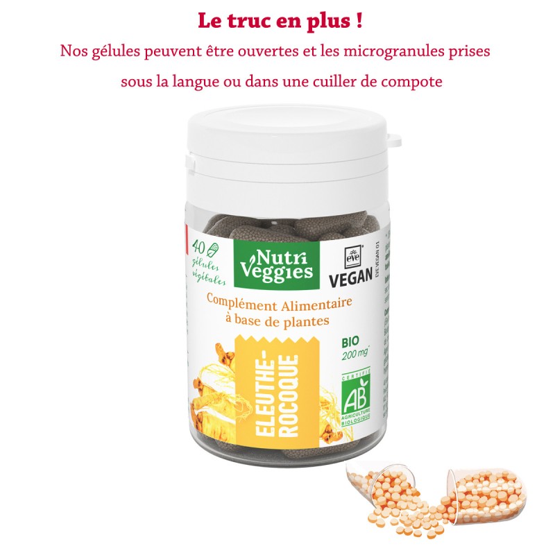 Ginseng Sibérien Bio 40 gélules Ginseng Sibérien Bio 40 gélules