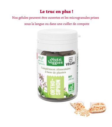 Orthosiphon Bio végan.Phytothérapie