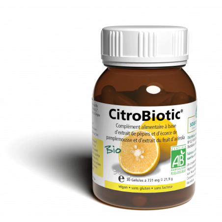 CitroBiotic bio + Acérola 30 Capsules