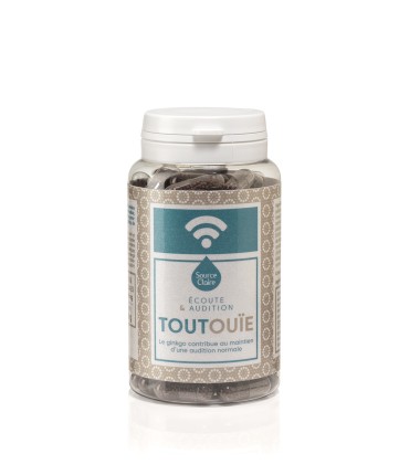 Toutouïe audition/écoute/oreilles/Ginkgo/complément alimentaire