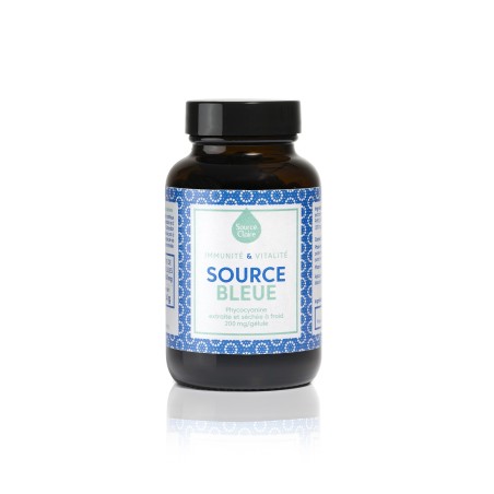 SOURCE BLEUE® 90 gélules - spiruline et phycocyanine - Vitalité - Immunité