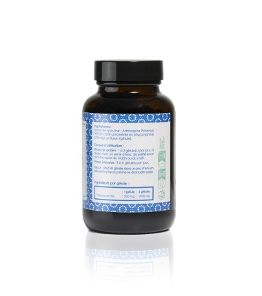 SOURCE BLEUE® 90 gélules - spiruline et phycocyanine - Vitalité - Immunité