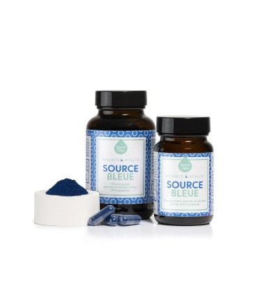 SOURCE BLEUE® 90 gélules - spiruline et phycocyanine - Vitalité - Immunité