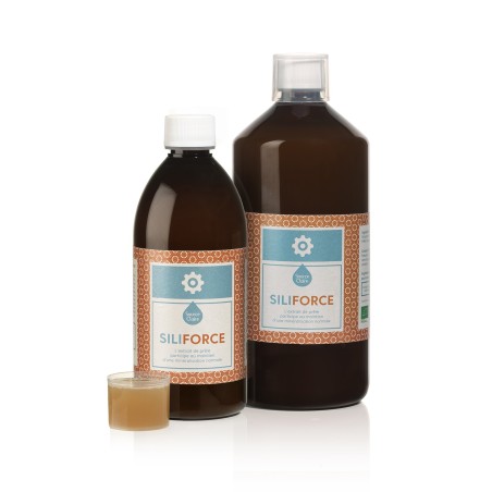 Siliforce Bio. Extrait de prêle.minéralisation, cheveux-peau-ongles. Fonction rénale. Fonction urinaire.