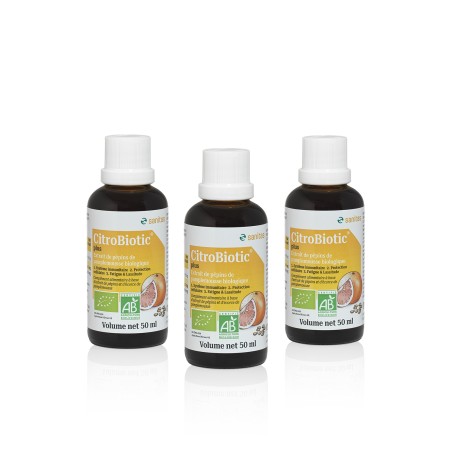 CitroBiotic ® Plus Liquide 50ml (Flacon en verre) lot de 3