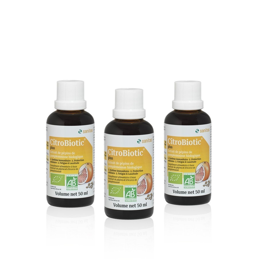 CitroBiotic Plus ® Liquide 50ml (Flacon en verre)