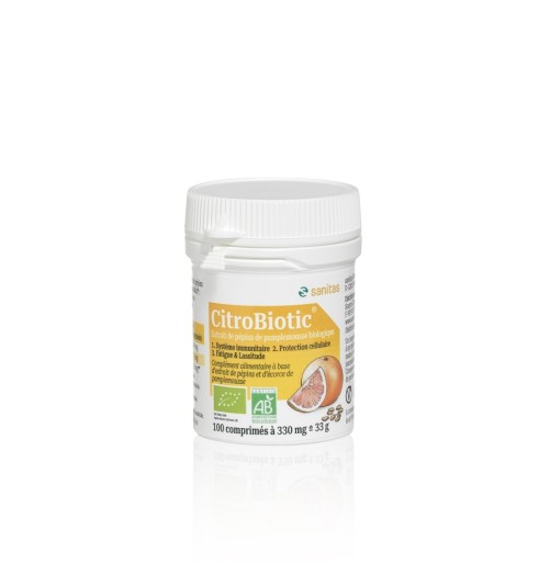 Citrobiotic® comprimés. Immunité. Stress oxydatif