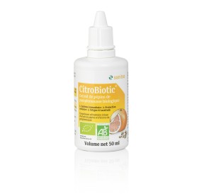 CitroBiotic® BIO (extrait de pépin de pamplemousse) : immunité/réduire la fatigue/métabolisme énergétique normale