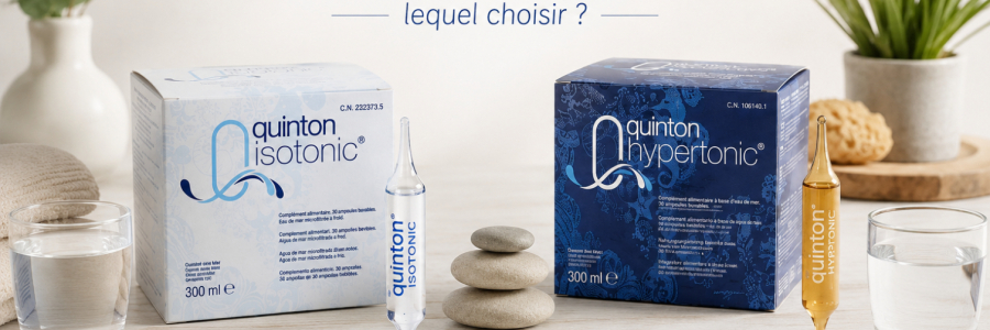 Quinton Isotonique ou Hypertonique : lequel choisir ?